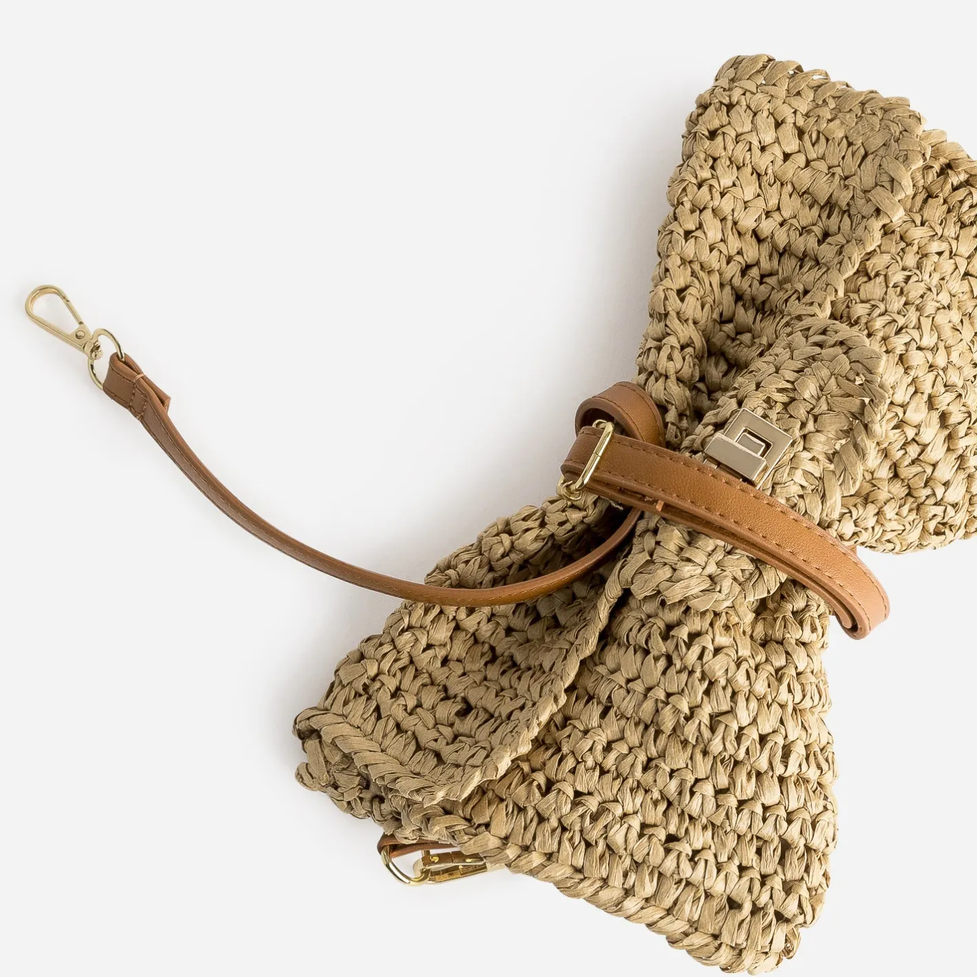 Pochette paille tressée^Eram Discount