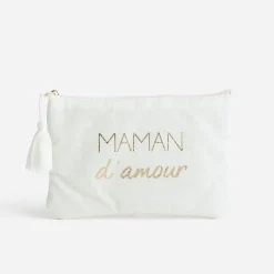 Pochette écrue à message doré^Eram Best