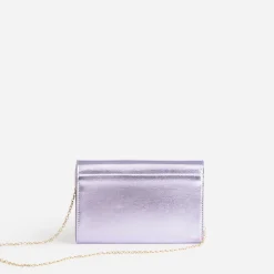 Pochette lilas métallisée^Eram Discount