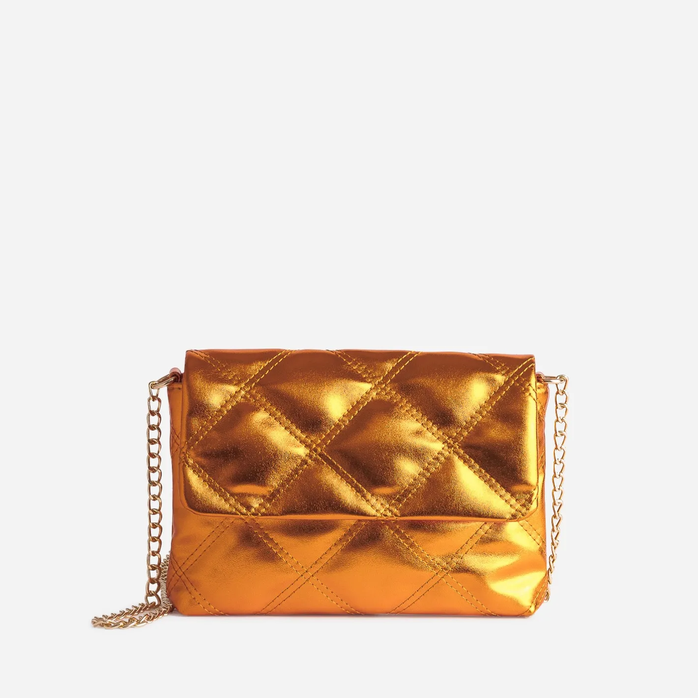Pochette métallisé matelassée^Texto Outlet