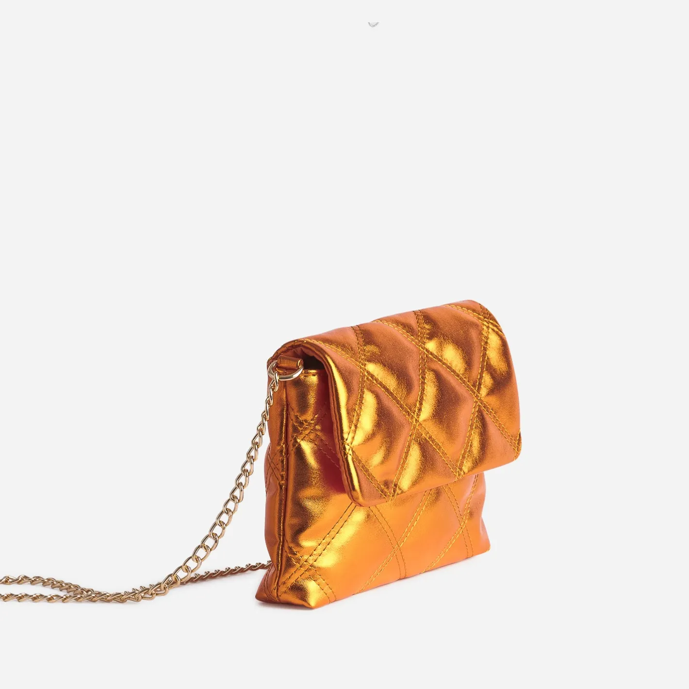 Pochette métallisé matelassée^Texto Outlet