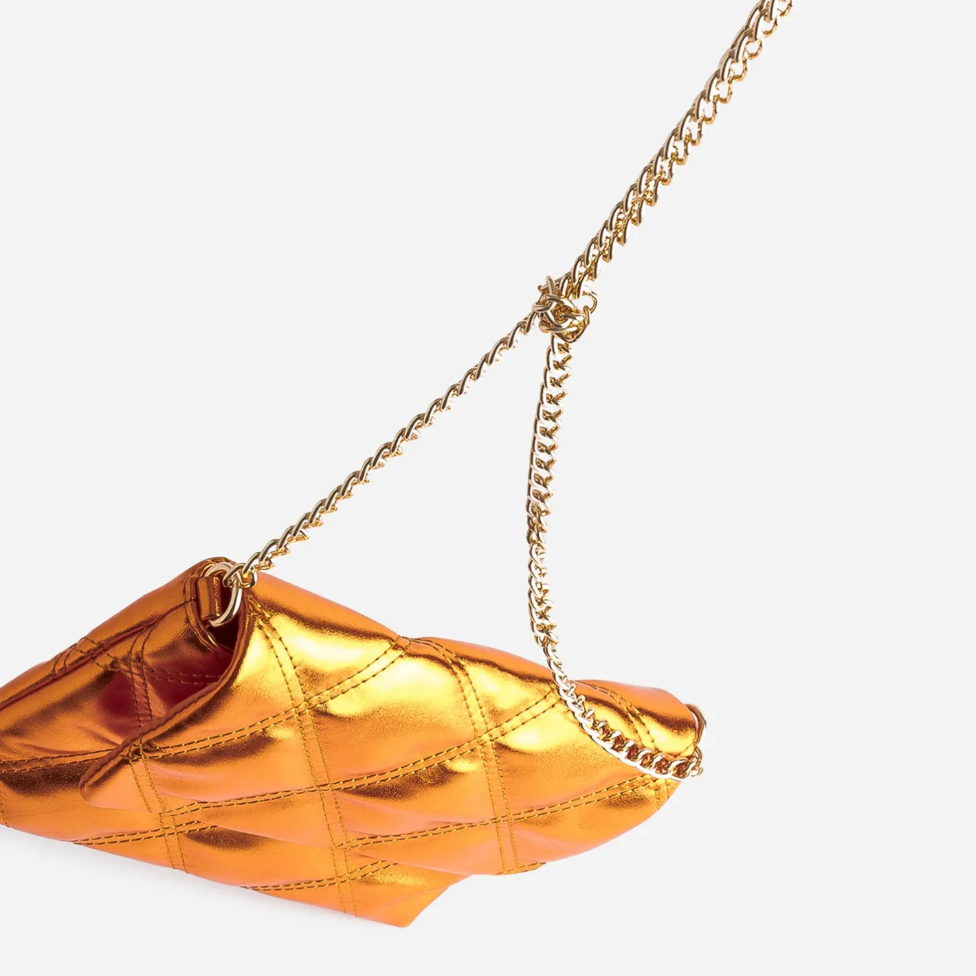 Pochette métallisé matelassée^Texto Outlet