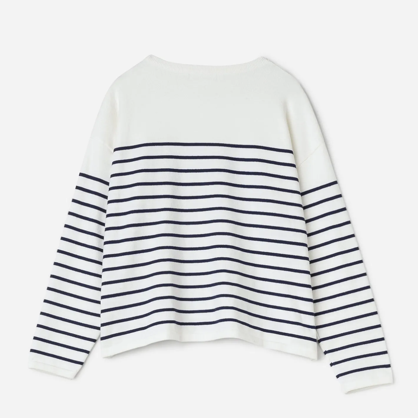 Pull marinière message bouclette^Texto Discount