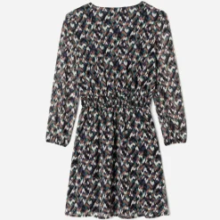 Robe e à motif ethnique^Texto Clearance