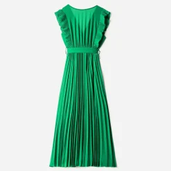 Robe longue e plissée^Texto Online