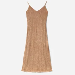 Robe métallisé fines bretelles^Texto Discount