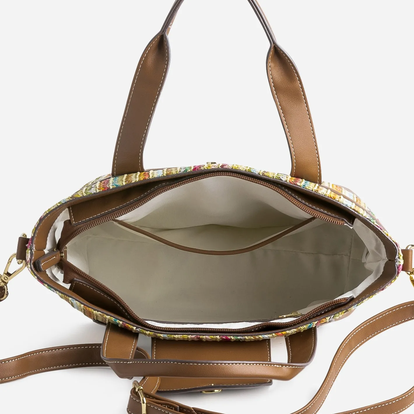 Sac à main et tressage multicolore^Eram Hot