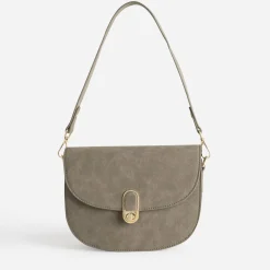 Sac à main taupe deux bandoulières amovibles^Eram Hot