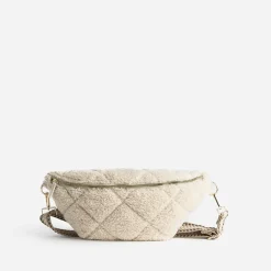 Sac banane écru sherpa bouclette^Eram Clearance