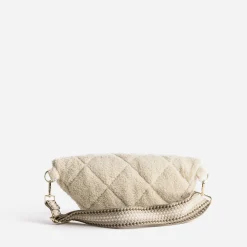 Sac banane écru sherpa bouclette^Eram Clearance