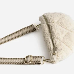 Sac banane écru sherpa bouclette^Eram Clearance