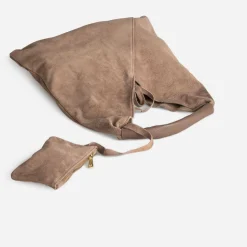 Sac hobo cuir velours^Texto Online