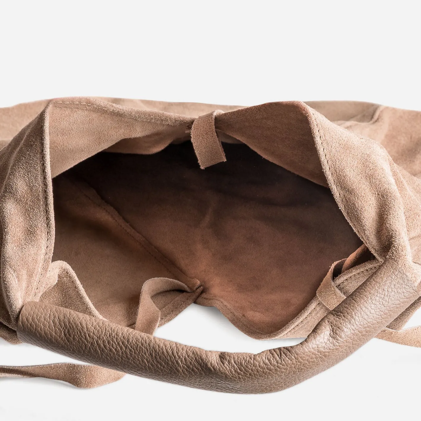 Sac hobo cuir velours^Texto Online