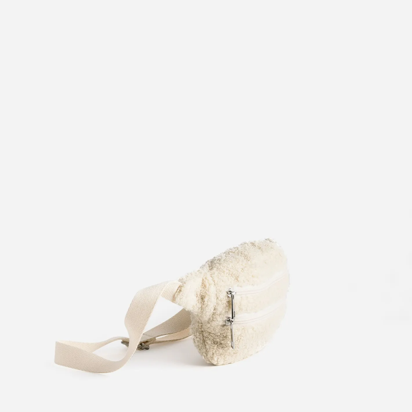 Sac-banane enfant écru en bouclette^Eram
