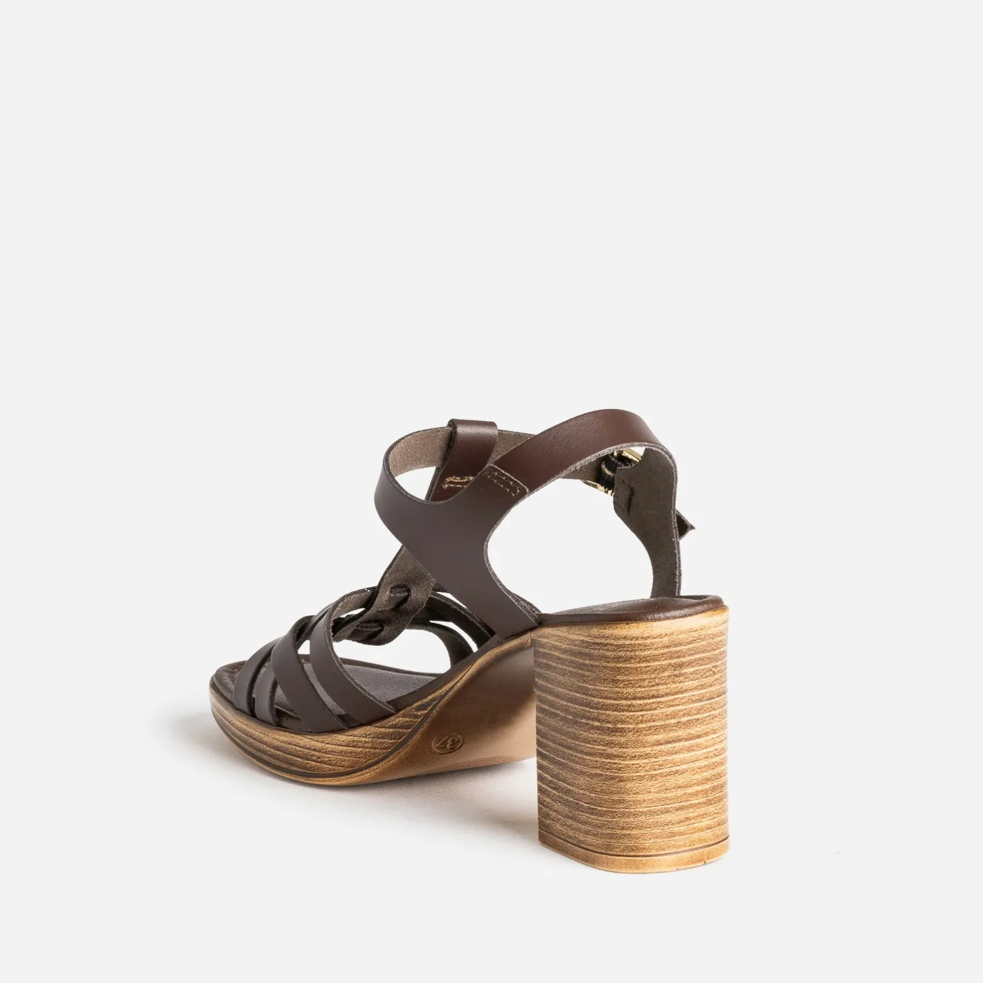 Sandale à talon cuir^Eram New
