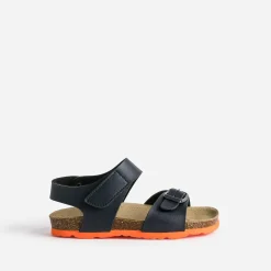Sandale anatomique cuir semelle orange^Buggy Best