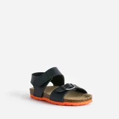 Sandale anatomique cuir semelle orange^Buggy Best