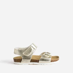 Sandale anatomique dorée en cuir^Buggy Sale