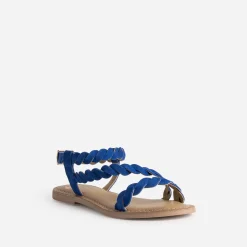 Sandale e en cuir velours à brides entrelacées^Eram Outlet