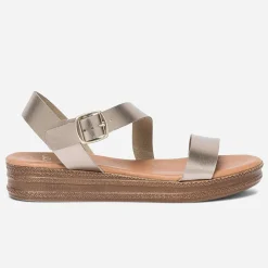 Sandale bronze en cuir^Eram Best