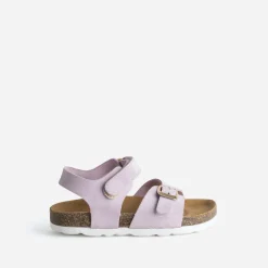 Sandale parme cuir velours^Buggy Best