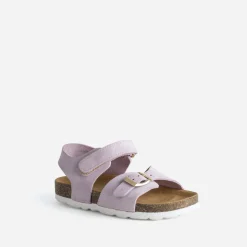 Sandale parme cuir velours^Buggy Best