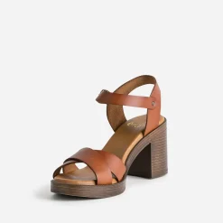 Sandale en cuir éco-conçu^Eram Discount
