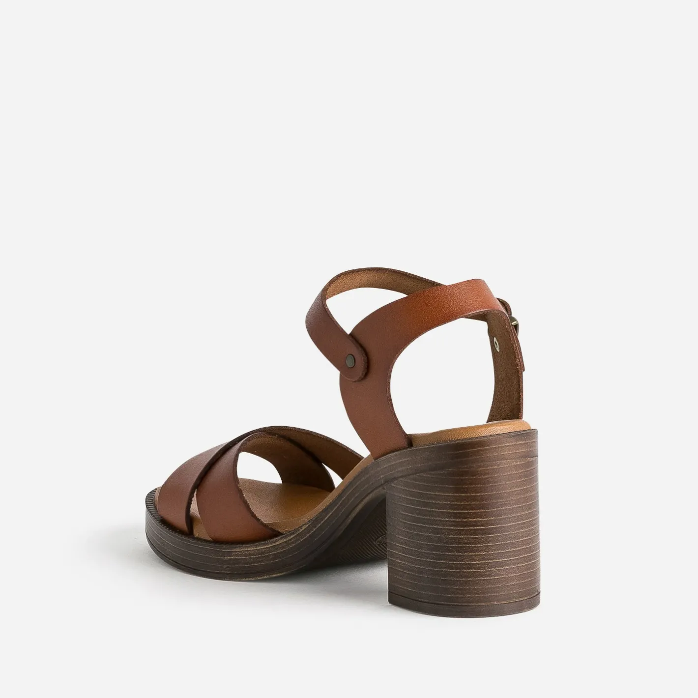 Sandale en cuir éco-conçu^Eram Discount