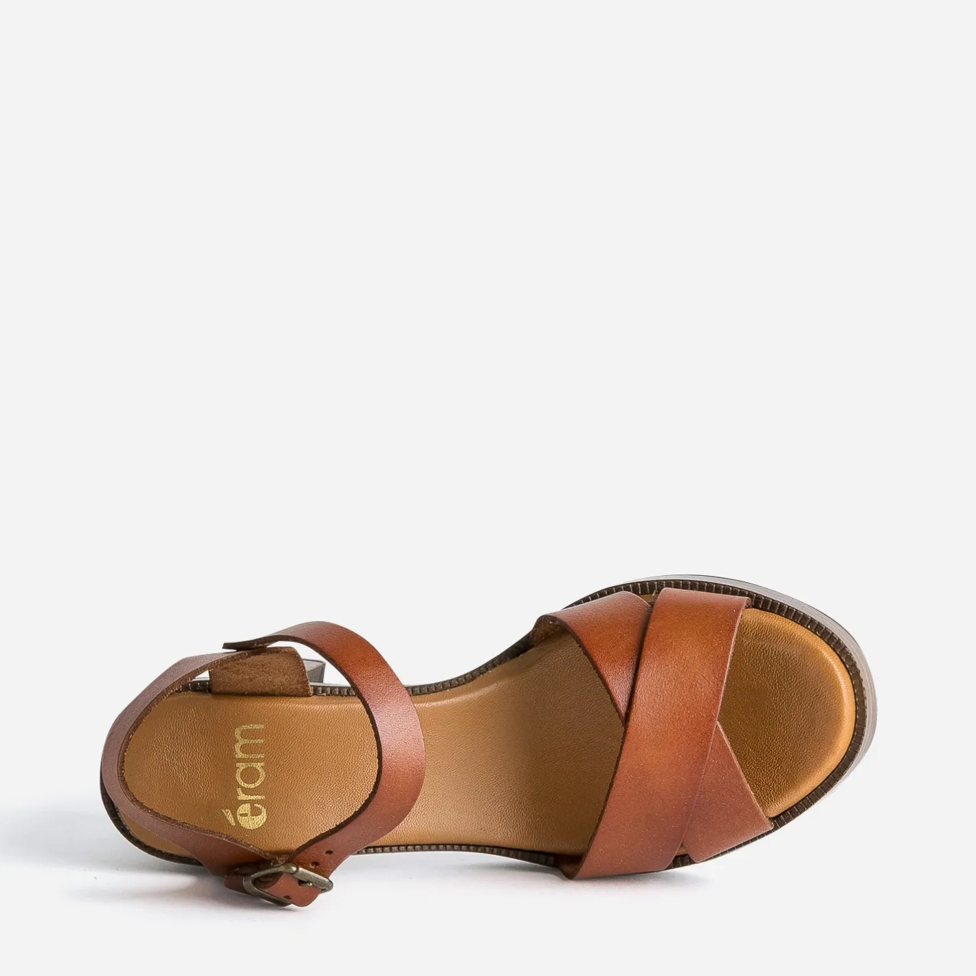 Sandale en cuir éco-conçu^Eram Discount