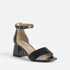 Sandale e cuir talon flare^Caprice
