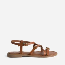 Sandale cuir multi brides^Eram Online