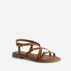 Sandale cuir multi brides^Eram Online