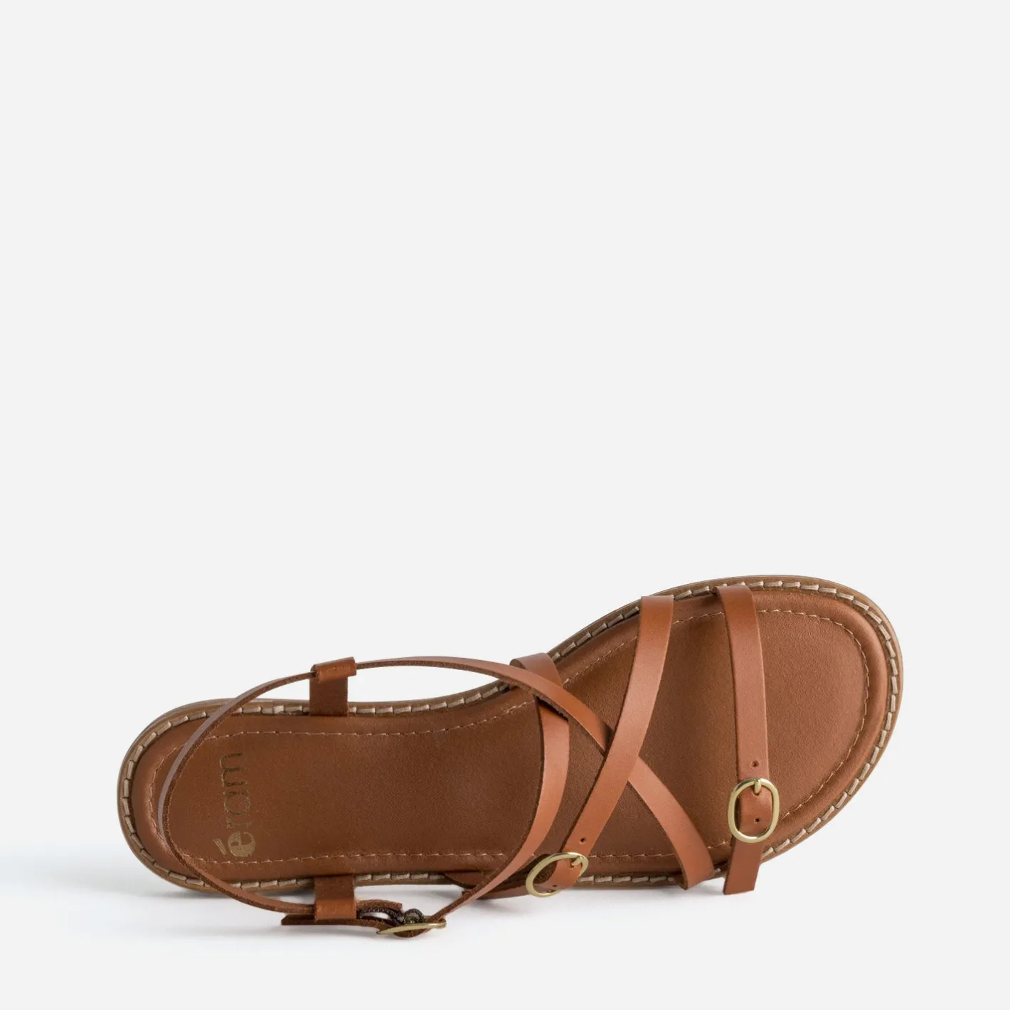 Sandale cuir multi brides^Eram Online