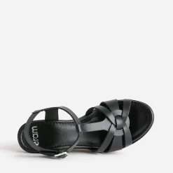 Sandale compensée e en cuir^Eram New