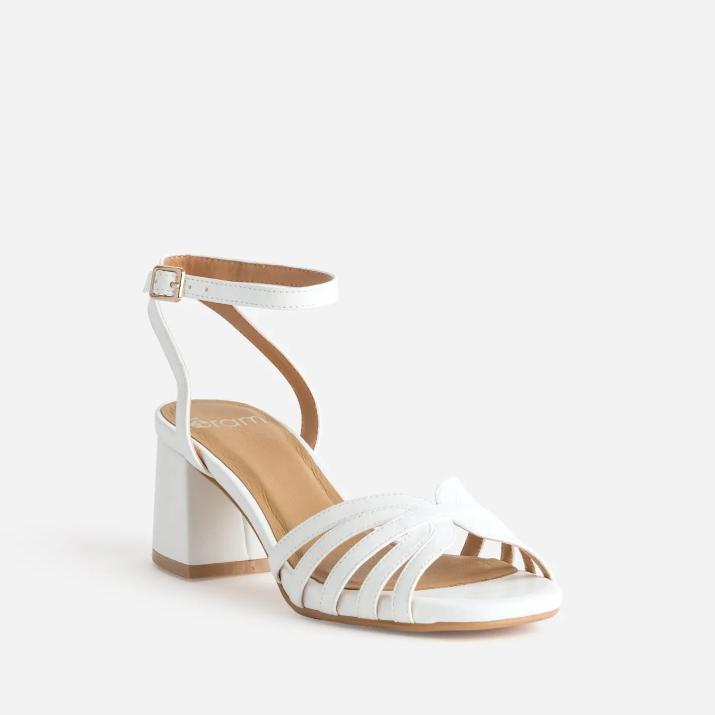 Sandale écrue à brides^Eram Sale