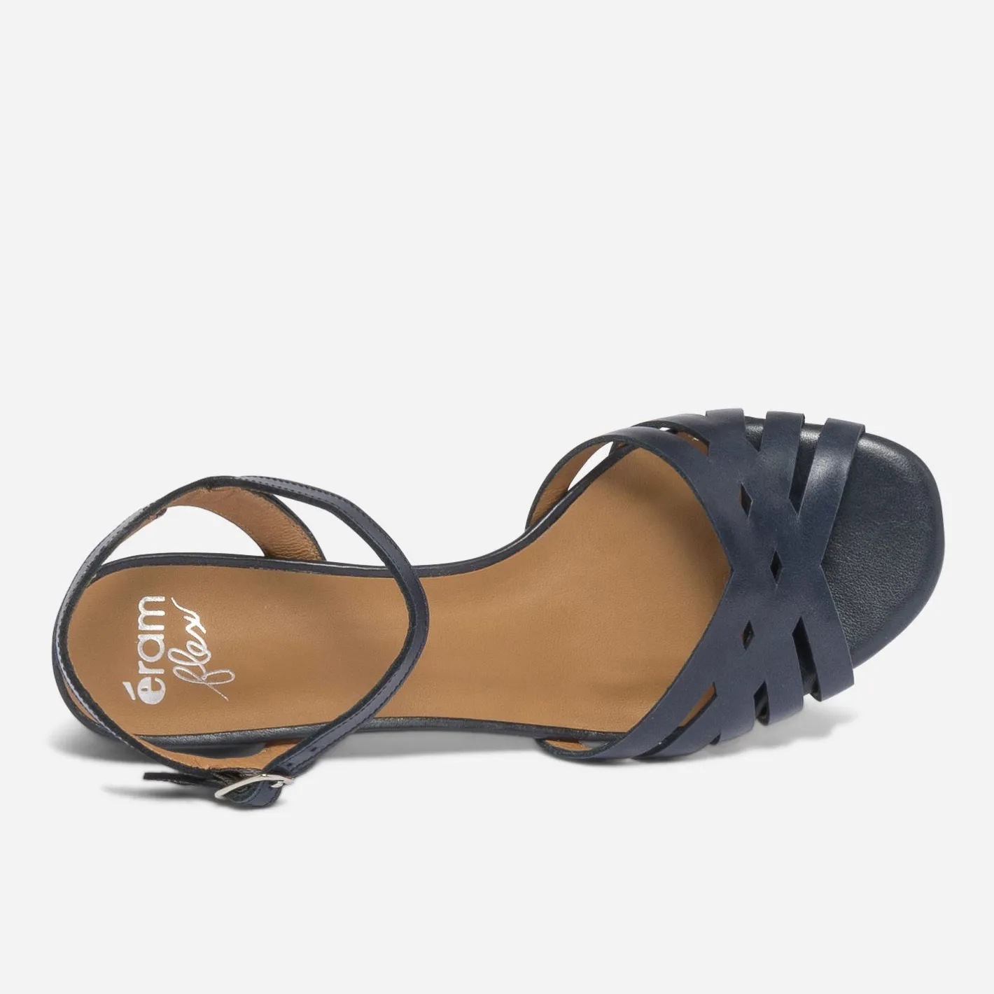 Sandale bleu en cuir^Eram Flex Sale