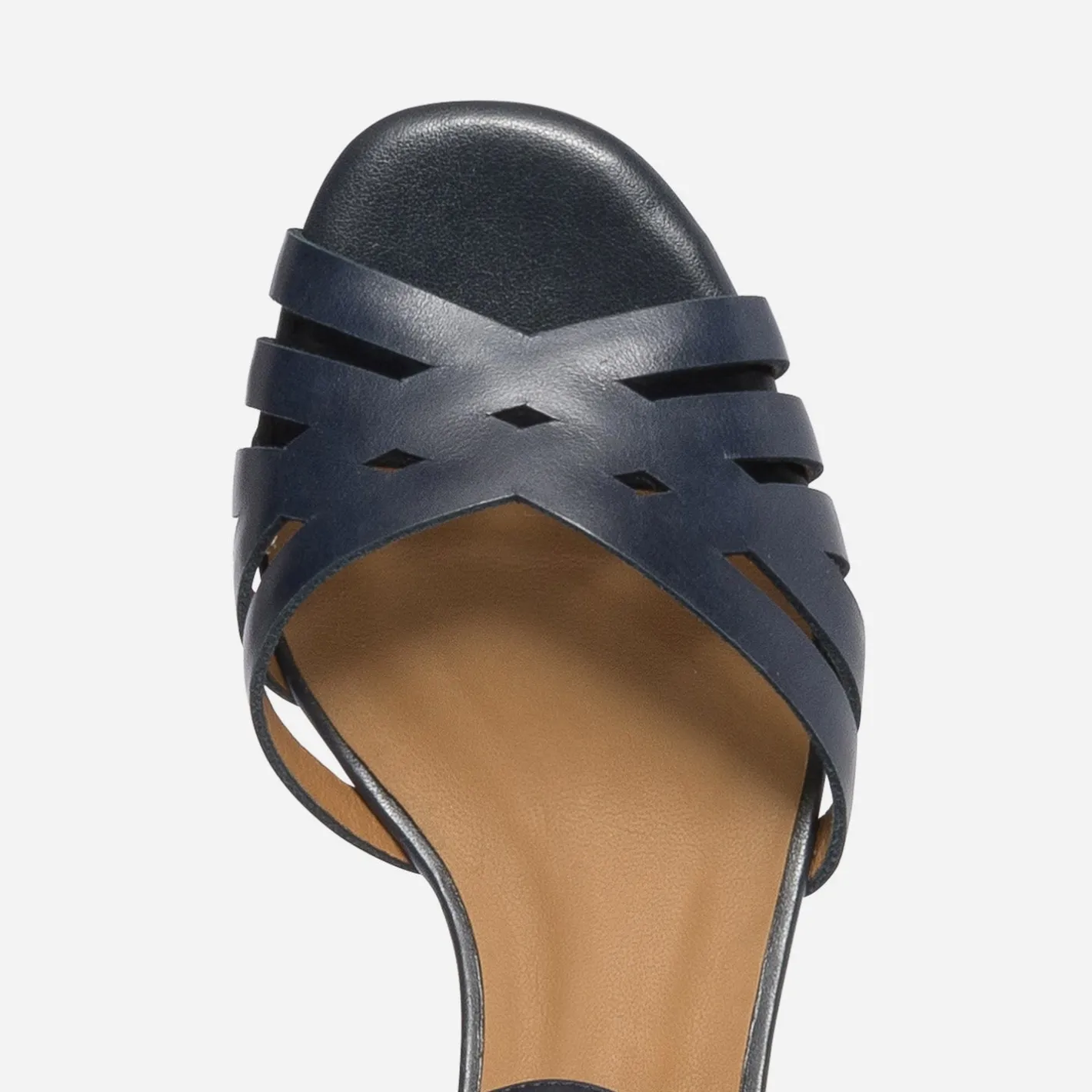 Sandale bleu en cuir^Eram Flex Sale