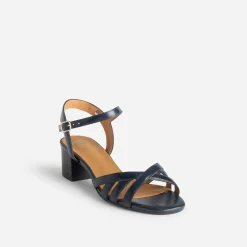 Sandale bleu en cuir^Eram Flex Outlet