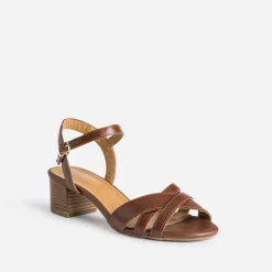 Sandale marron en cuir^Eram Flex Clearance