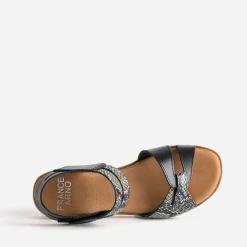 Sandale e cuir effet python^FRANCE ARNO Sale