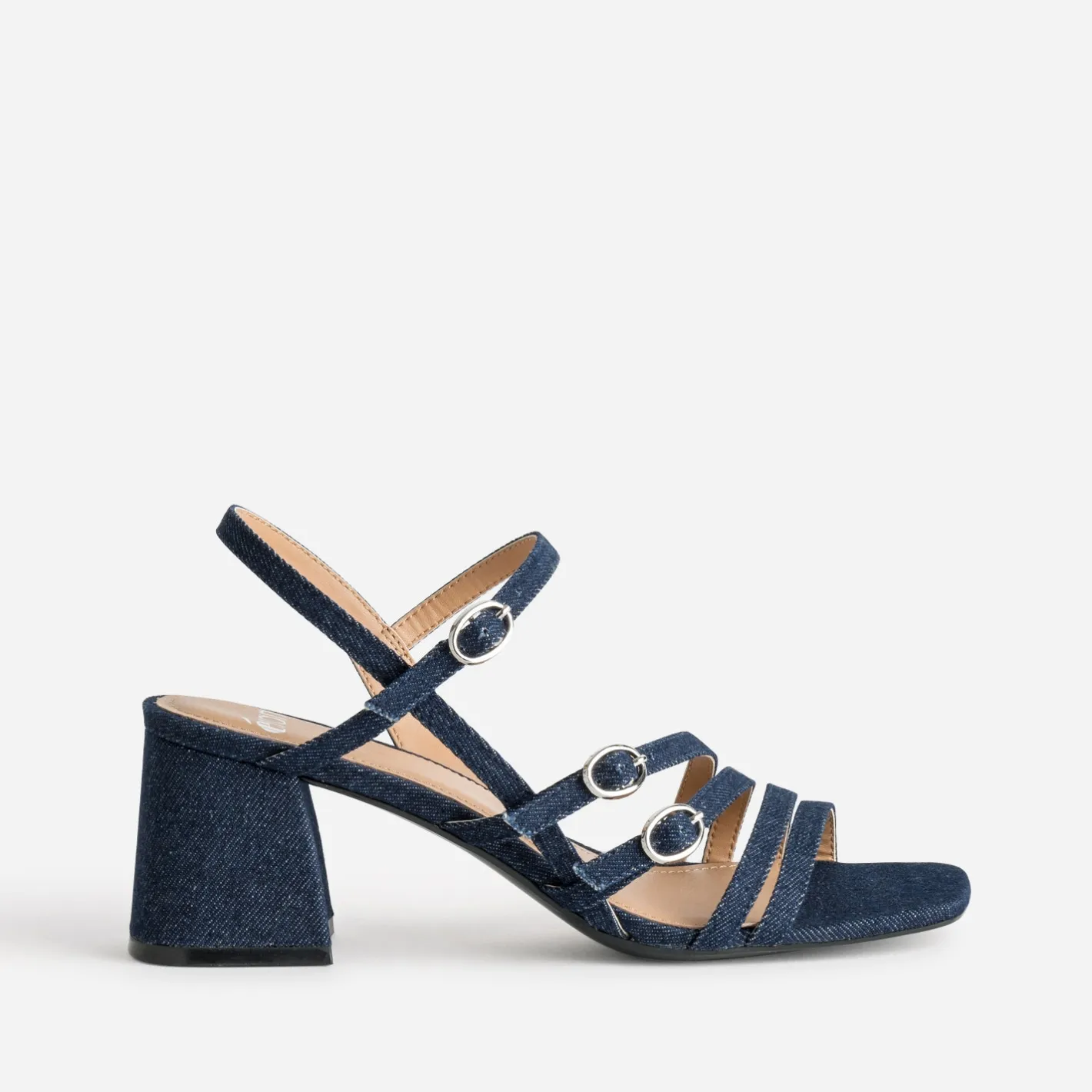 Sandale marine en jean^Eram Outlet
