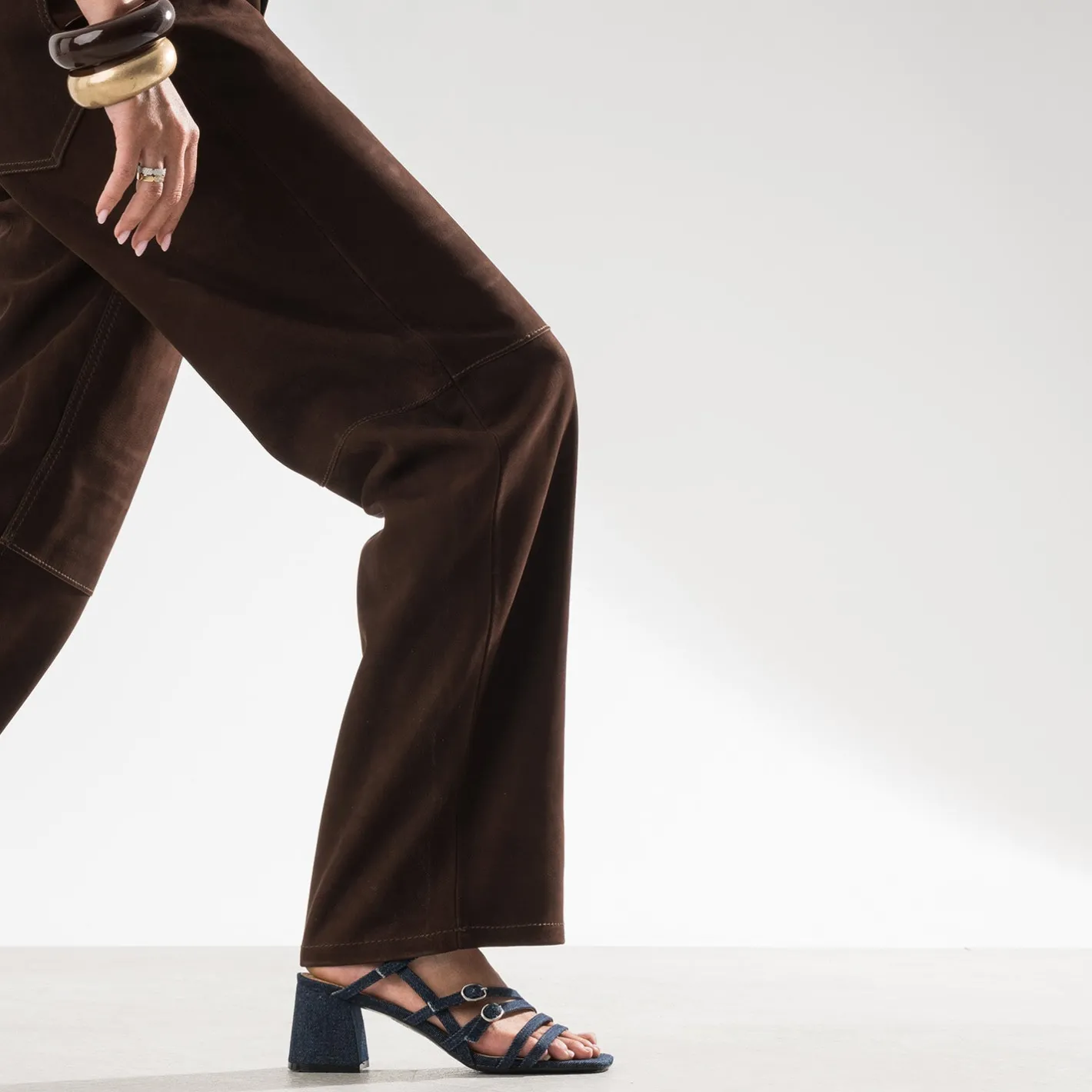 Sandale marine en jean^Eram Outlet