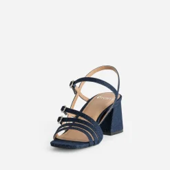 Sandale marine en jean^Eram Outlet