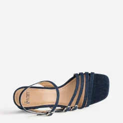 Sandale marine en jean^Eram Outlet