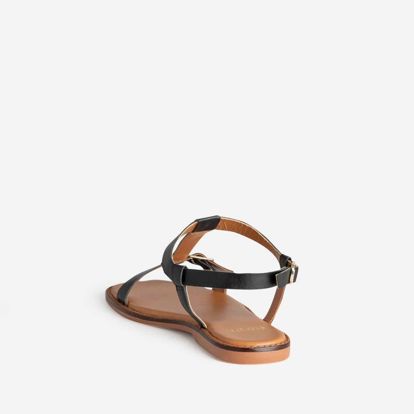 Sandale cuir détails clous^Eram