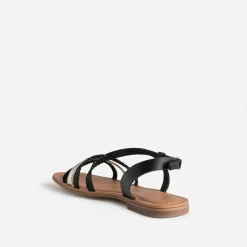Sandale et doré cuir velours^Eram Hot