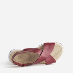 Sandale en cuir à larges brides^Tbs Hot
