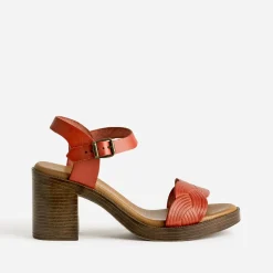 Sandale terracotta en cuir^Eram Best