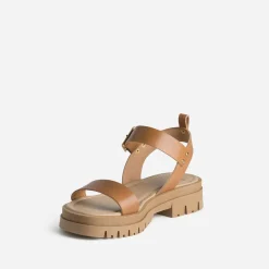 Sandale cuir semelle crantée^Texto Outlet