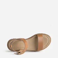 Sandale cuir semelle crantée^Texto Outlet